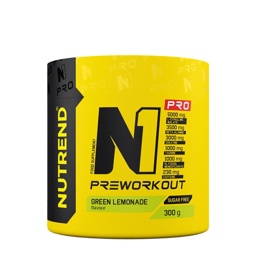 N1 Pro Pre-Workout, Green Lemonade - 300g
