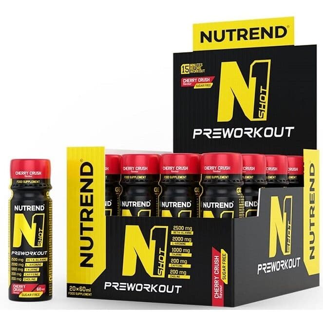 N1 Shot, Cherry Crush - 20 x 60 ml.