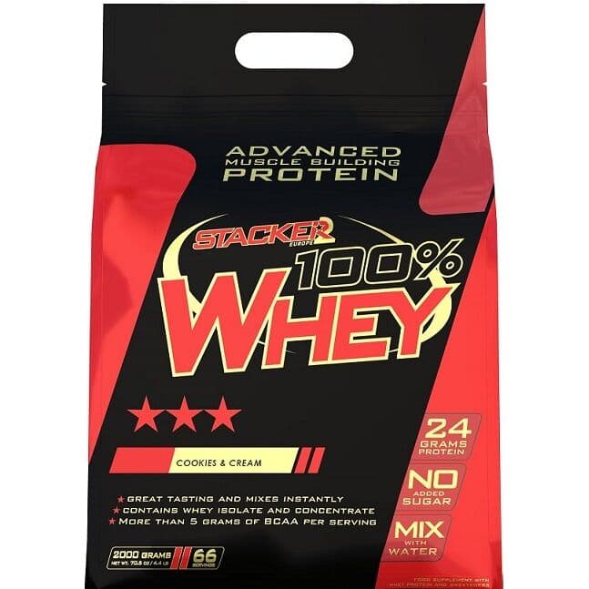 100% Whey, Cookies & Cream - 2000g