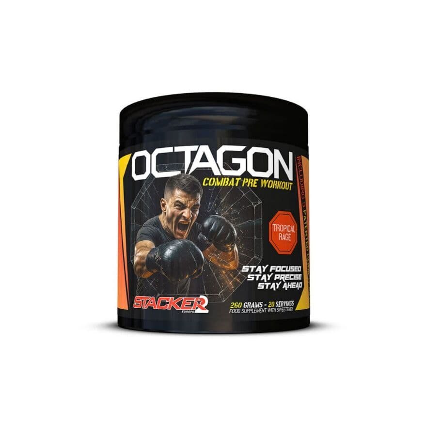 Stacker2 Europe – Octagon Pre Workout, Tropical Rage – 260g