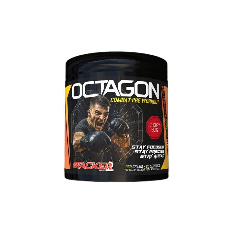 Stacker2 Europe – Octagon Pre Workout, Cherry Blitz – 260g