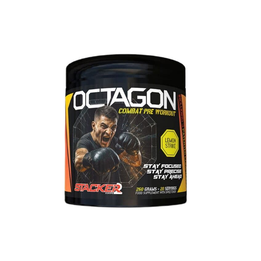 Stacker2 Europe – Octagon Pre Workout, Lemon Strike – 260g