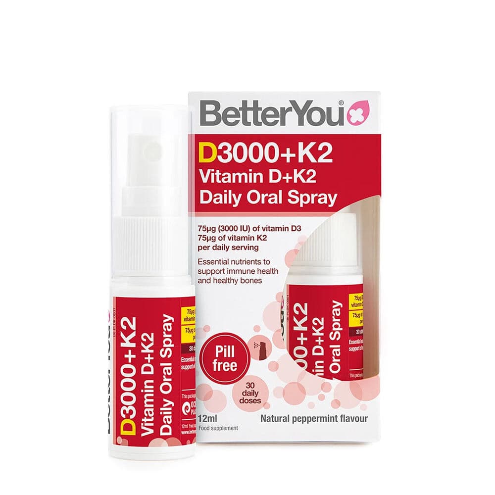 DLux+ Vitamin D+K2 Daily Oral Spray – 12 ml.