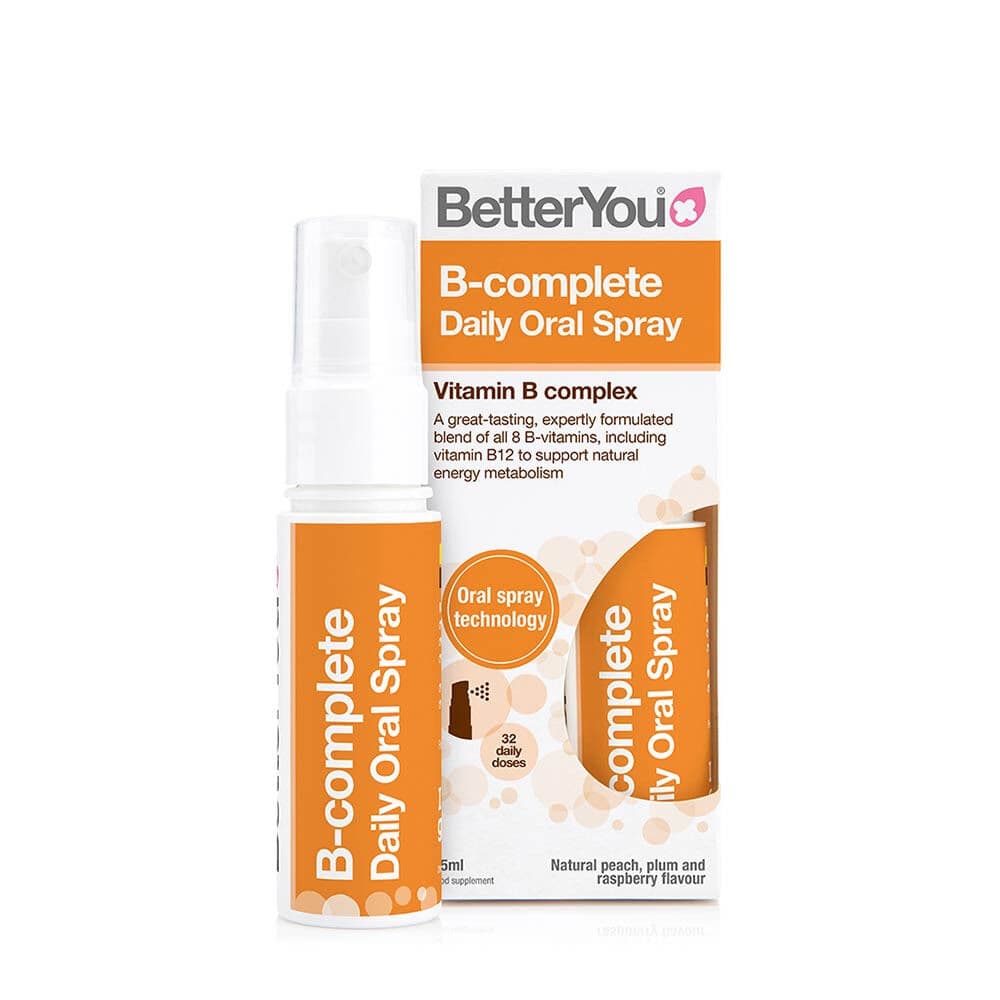B-complete Daily Oral Spray, Natural Peach, Plum & Raspberry – 25 ml
