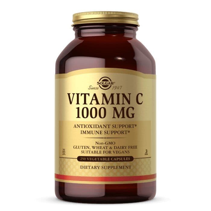 SOLGAR Vitamin C, 1000 mg (250 capsules)