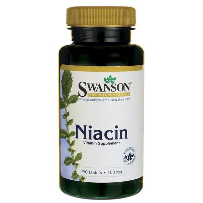 Niacin, 100mg – 250 tablets