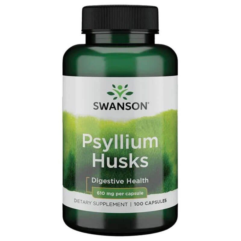Psyllium Husks, 610mg – 100 caps