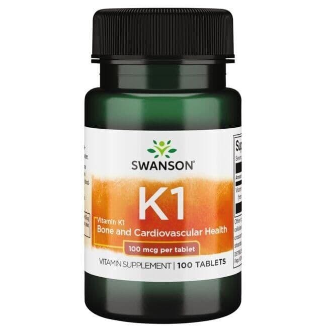 Vitamin K1, 100mcg – 100 tablets
