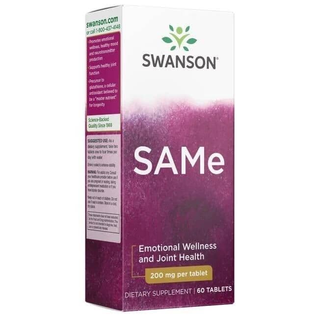 SWANSON SAMe 200mg 60 tabl