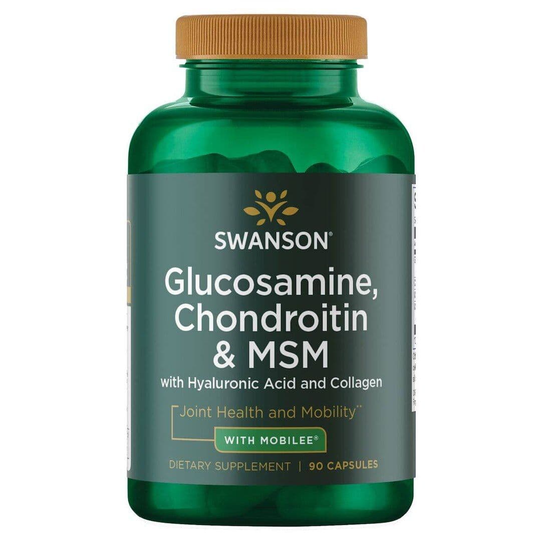 SWANSON Gluk, Chond, MSM, kwas hial, kolagen