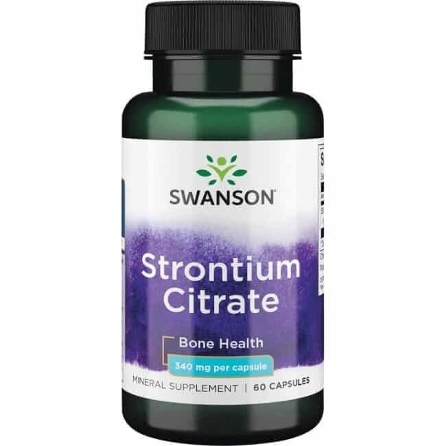 Strontium Citrate, 340mg – 60 caps
