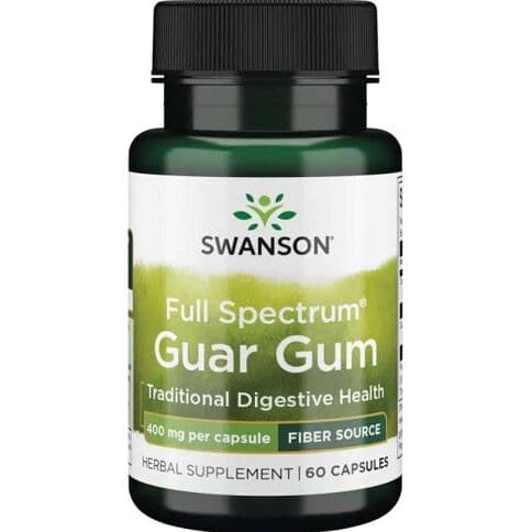 Full Spectrum Guar Gum, 400mg – 60 capsules