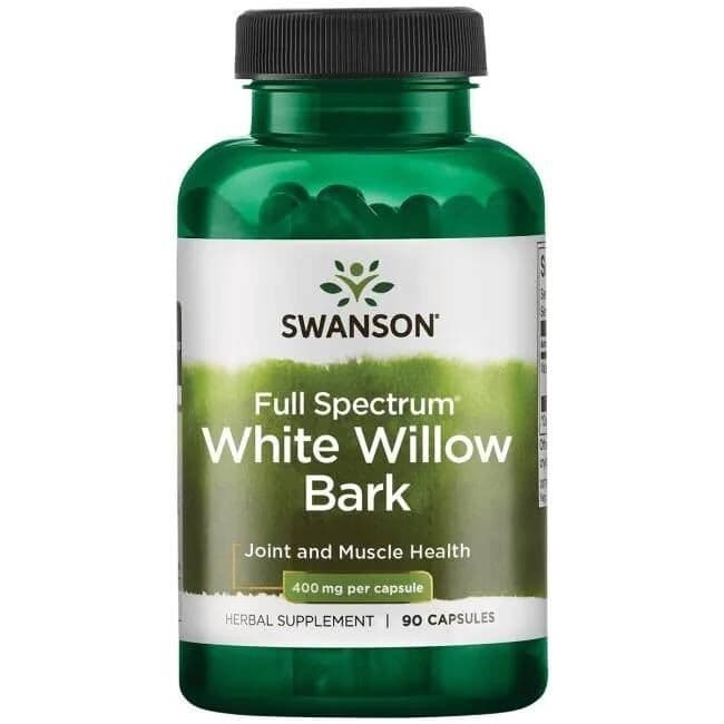 Full Spectrum White Willow Bark, 400mg – 90 caps