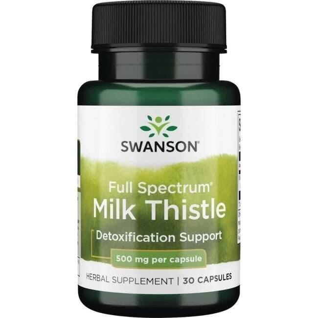 SWANSON FS Milk Thistle 500mg 30 kaps