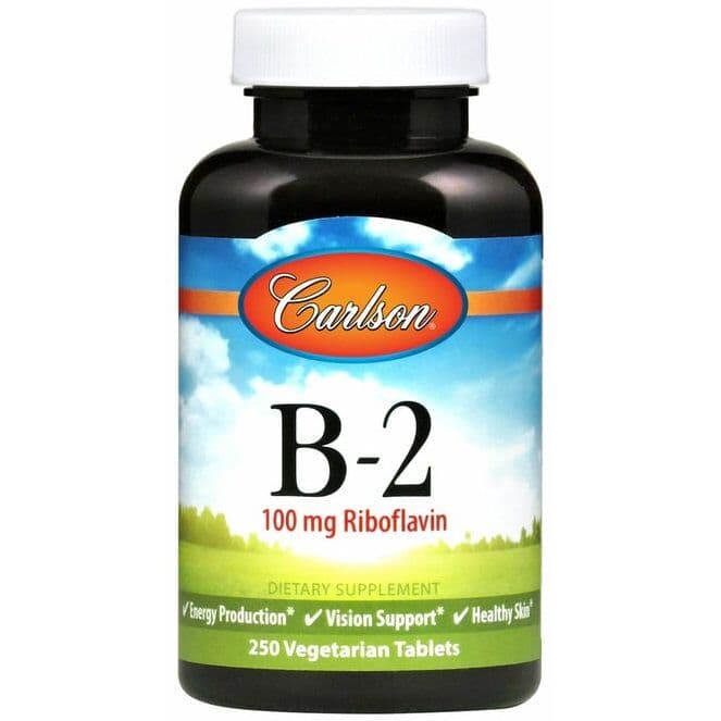 Vitamin B-2, 100mg - 100 vegetarian tabletten