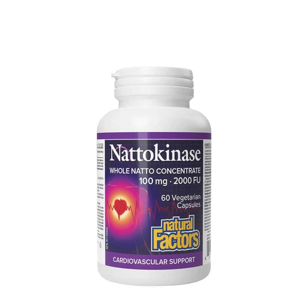Natural Factors Nattokinase 100 mg (60 Veggie cápsulas)