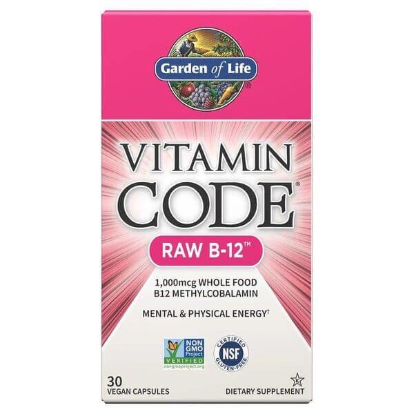 Vitamin Code Raw B-12 - 30 veganske kapsule