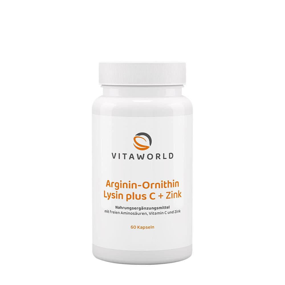 Vitaworld Arginine-Ornithine-Lysine + C + Zinc (60 Caps)