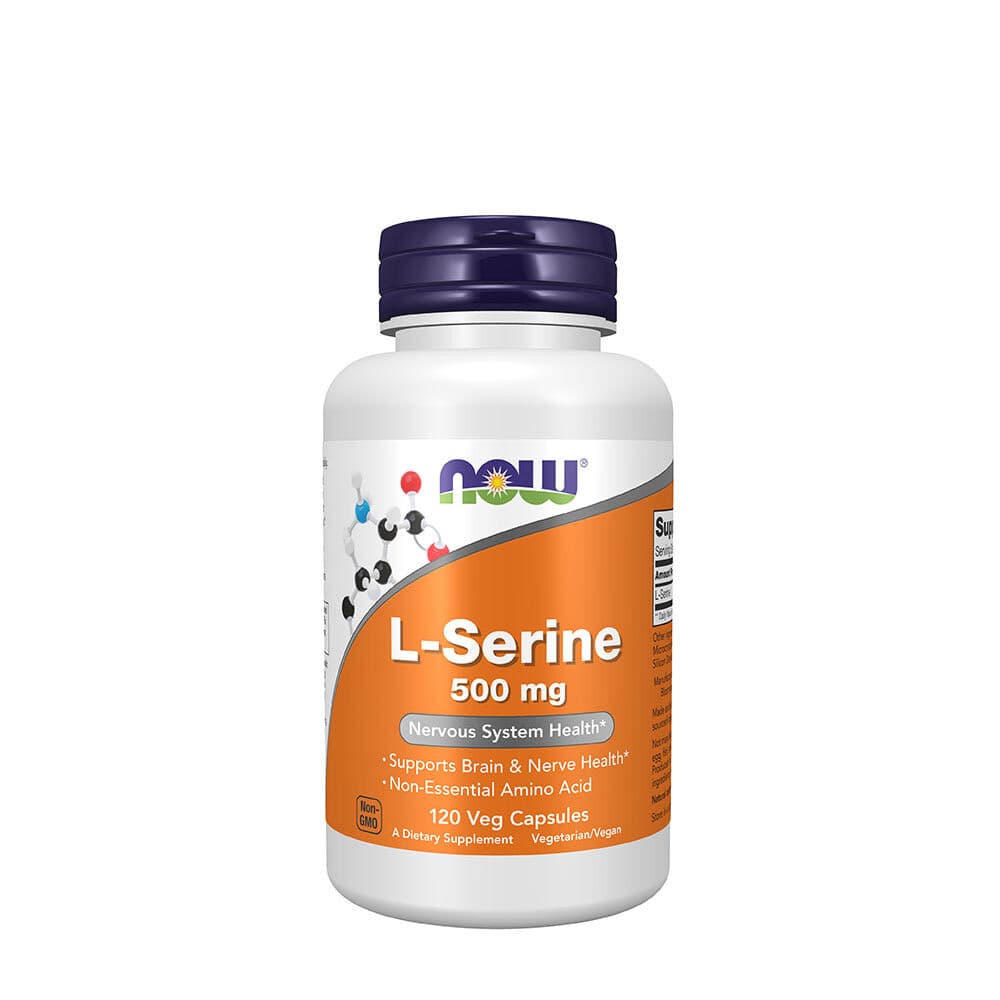 NOW L-Serine 500 mg (120 capsules)