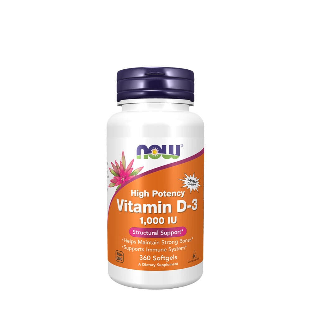 Vitamin D-3, 1000 IU – 360 softgels