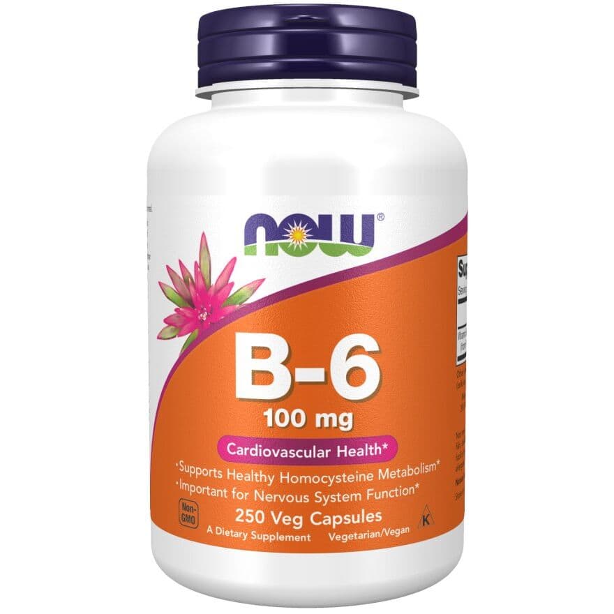 Vitamin B-6, 100mg – 250 caps