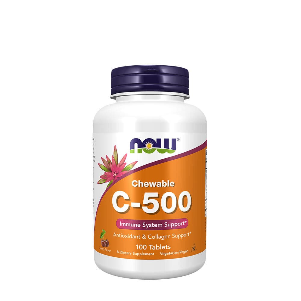 Vitamin C-500 Chewable, Cherry – 100 tabs