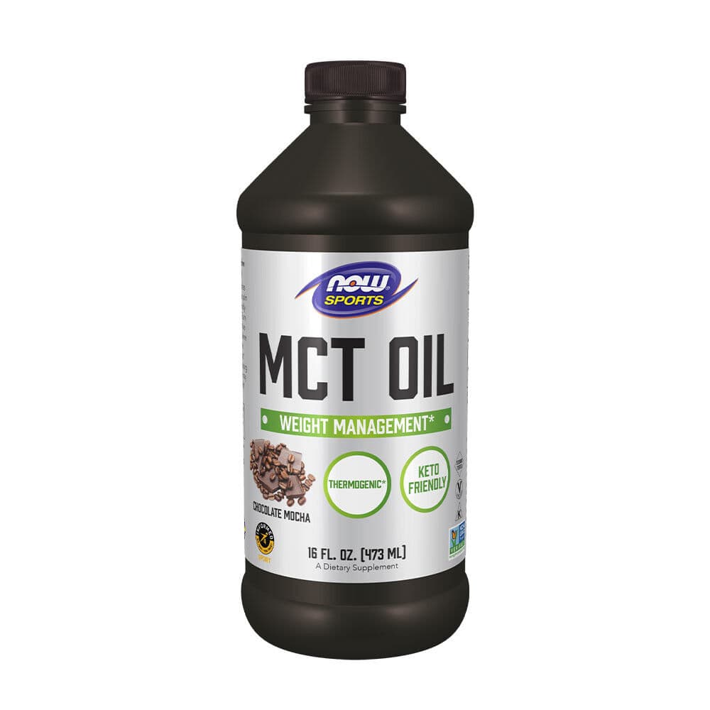 NOW MCT Oil (473 ml, Chocolate Mocha)