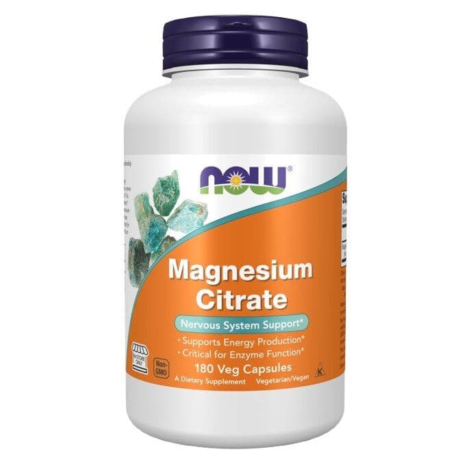 NOW FOODS Magnesium Citrate, 133 mg (180 caps)