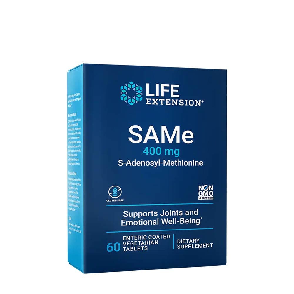 SAMe S-Adenosyl-Methionine, 400mg – 60 enteric coated tabs