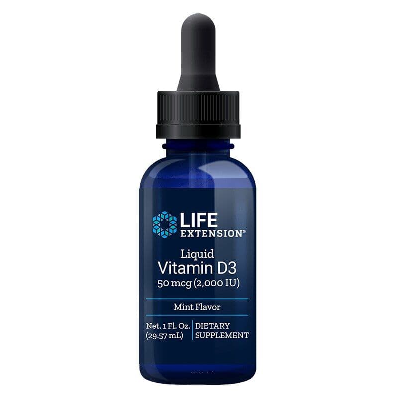 Liquid Vitamin D3, 50mcg (Mint) - 29 ml.