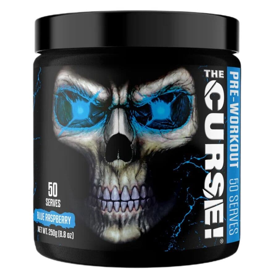 The Curse! Pre-Workout (EU), Blue Raspberry – 250g