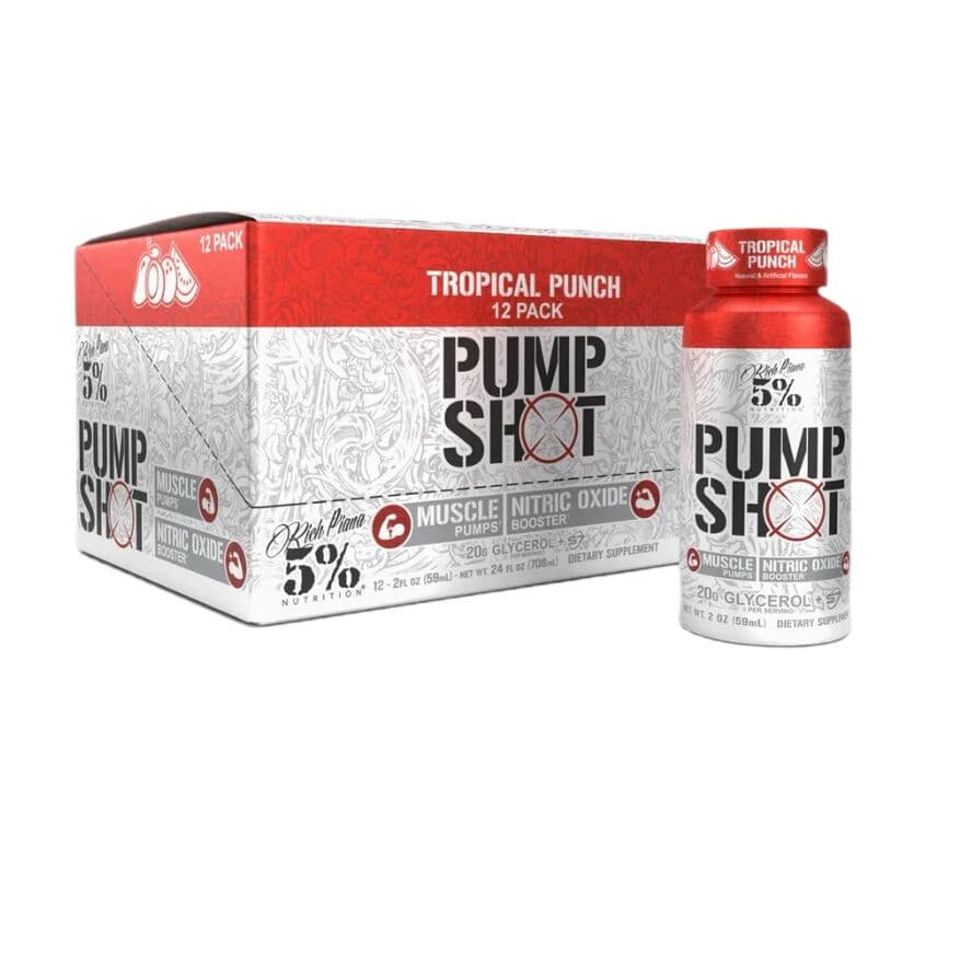 Pump Shot, Tropical Punch (EAN 850064402483) – 12 x 59 ml