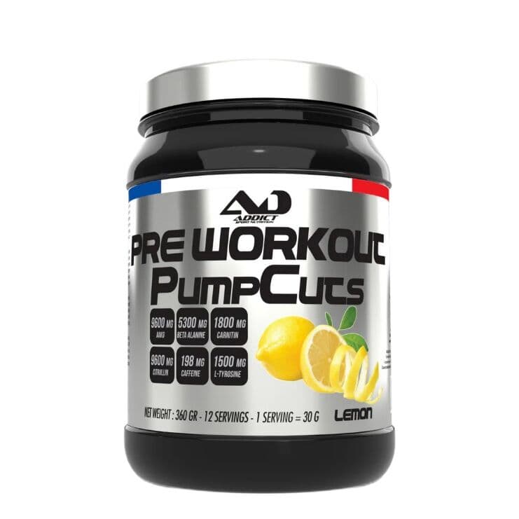 Pre Workout Pump Cuts, Lemon – 360g