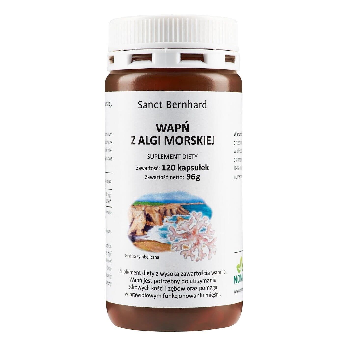 KRAUTERHAUS SANCT BERNHARD Calcium Lithothamnium Capsules (120 caps)