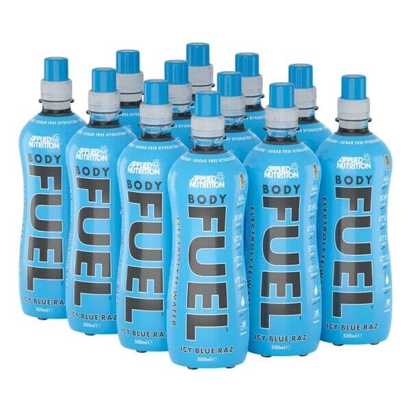 Bodyfuel Electrolyte & Vitamin Water, Icy Blue Raz – 12 x 500 ml