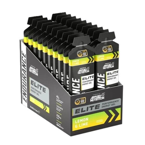 Endurance Elite Performance Energy Gel, Lemon & Lime – Applied Nutrition – 20 x 60 ml