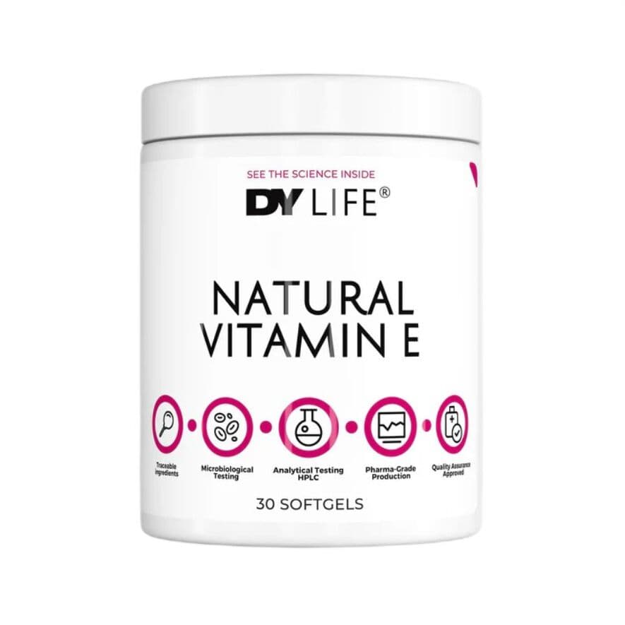 Dorian Yates - DY LIFE Natural Vitamin E - 30 cápsulas blandas