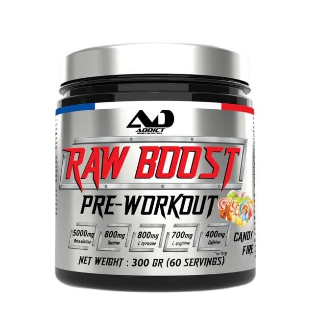 Raw Boost Pre-Workout, Candy Fire – 300g