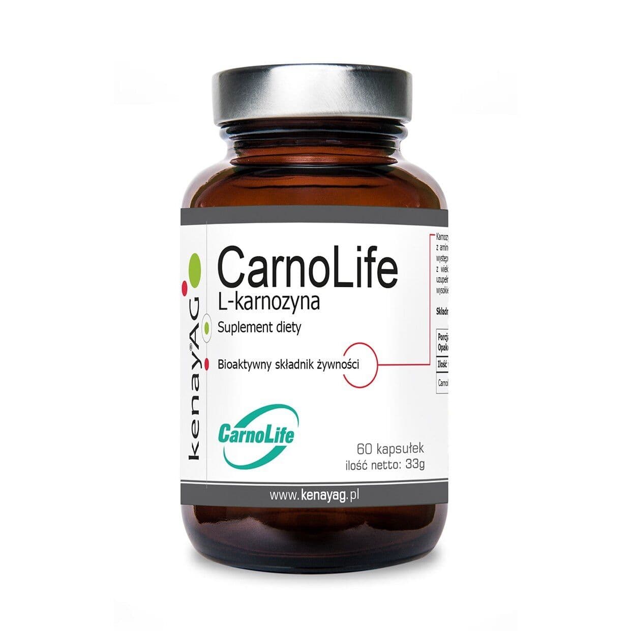 KENAY CarnoLife L-Carnosine (60 capsules)