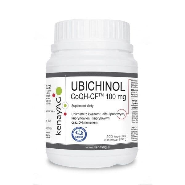 KENAY Ubiquinol CoQH-CF, 100 mg (300 kapsler)