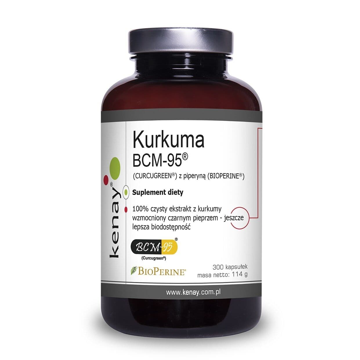 KENAY Curcumin BCM-95 with Piperine (300 kapsler)