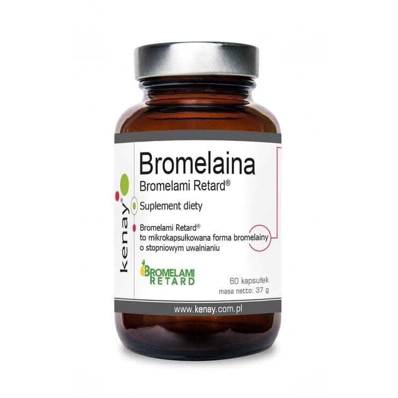 KENAY Bromelain, Bromelami Retard (60 capsules)