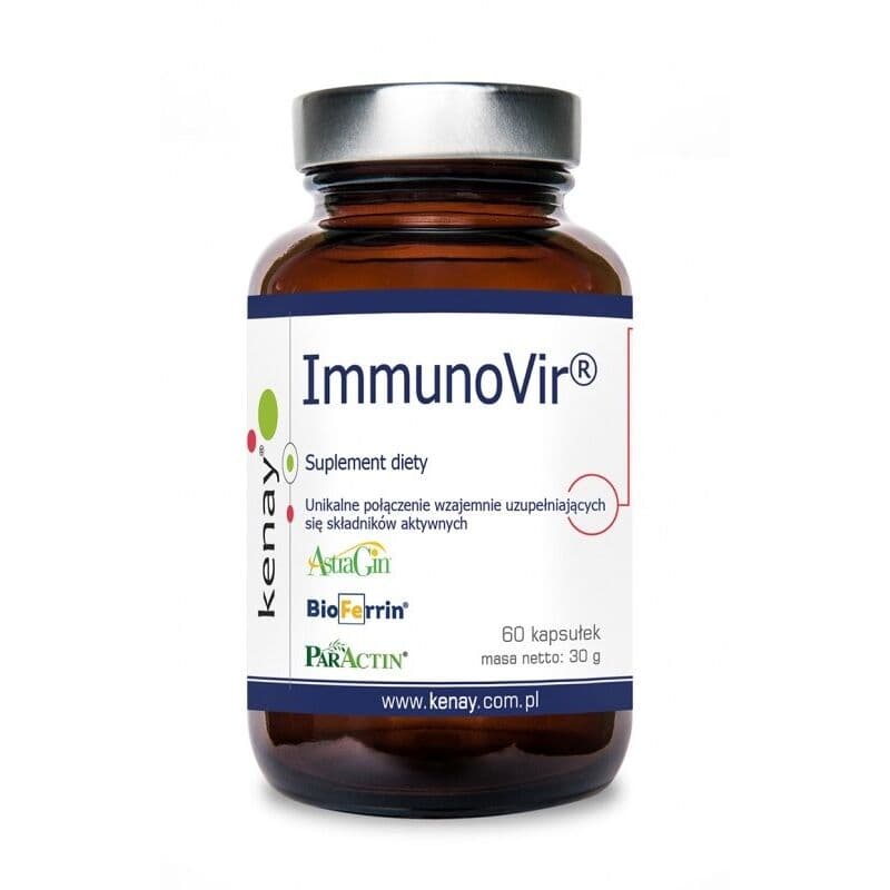 KENAY ImmunoVir – artemizyna andrographis glicyryzyna laktoferyna (60 kaps.)