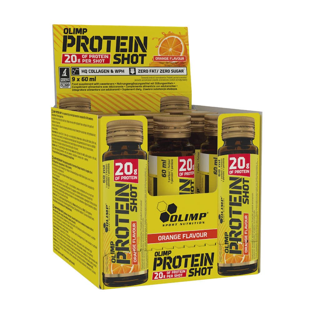 Protein Shot, Orange - 9 x 60 ml.