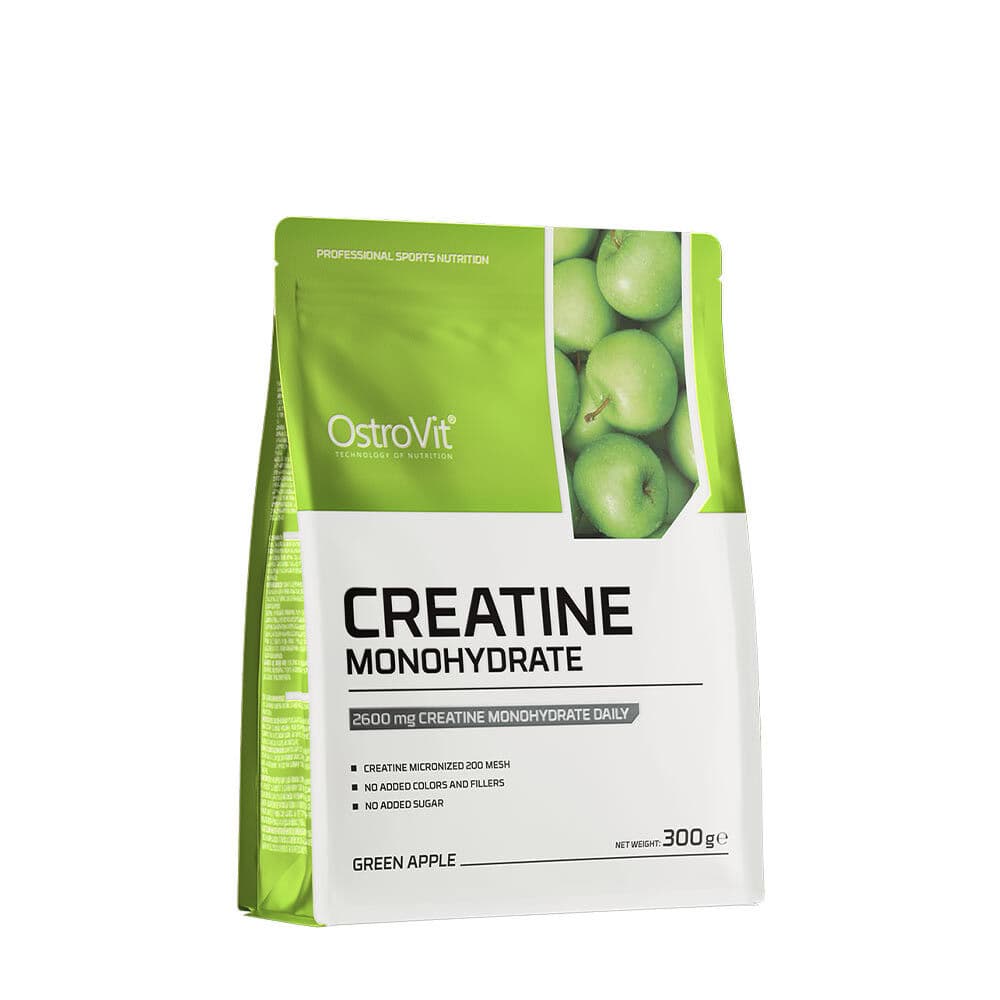 Creatine Monohydrate, Green Apple – 300g