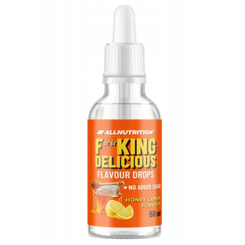 Allnutrition - Fitking Delicious Flavour gouttes, Honey Lemon - 50 ml.