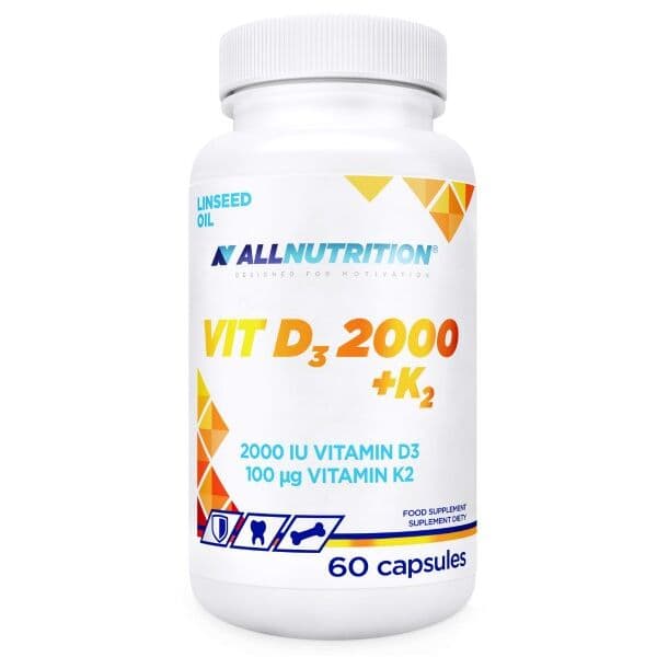 Vit D3 2000 + K2 - 60 caps