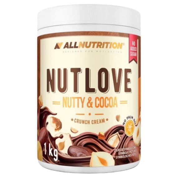 Allnutrition Nutlove, Nutty & Cocoa Crunch Cream – 1000g