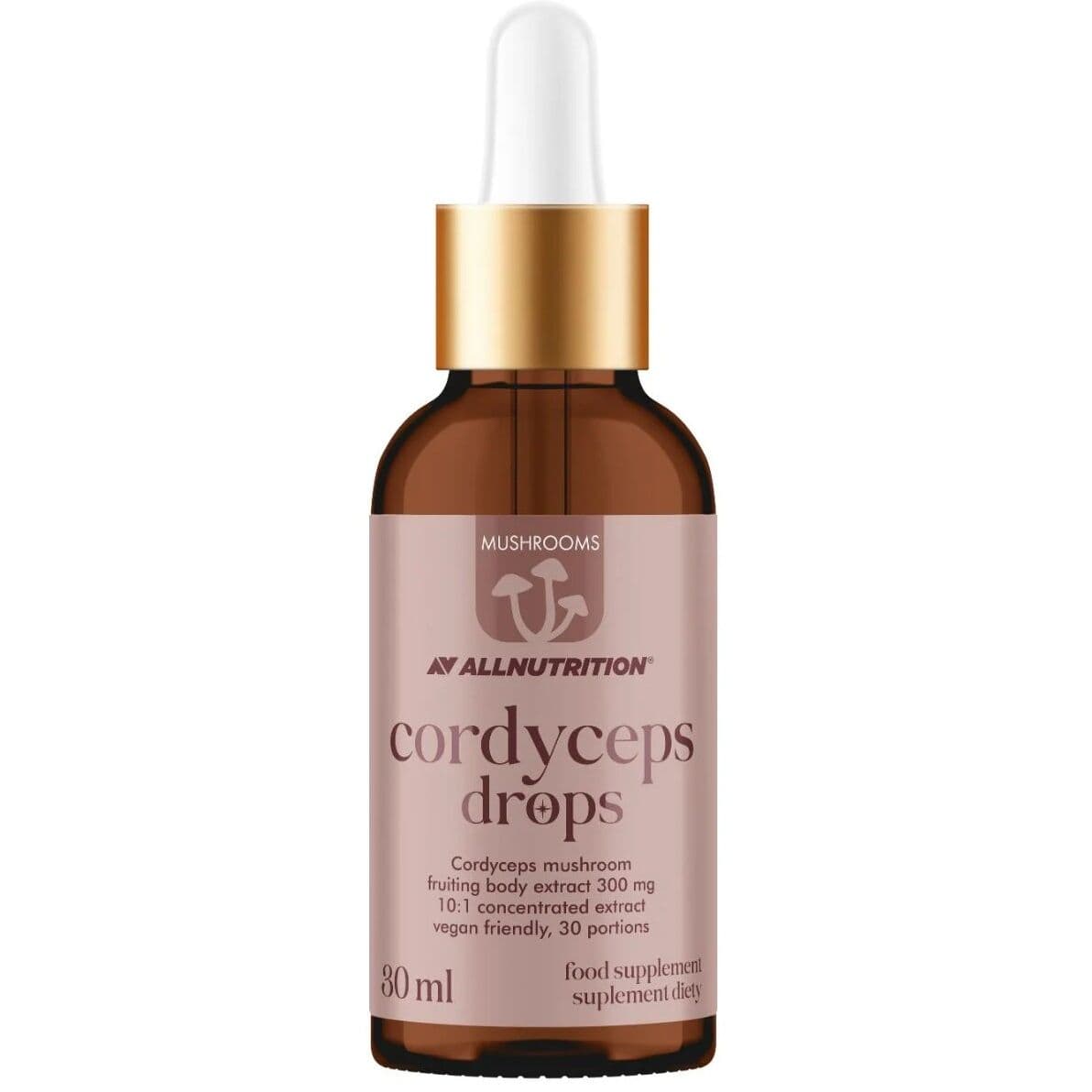 Mushrooms Cordyceps Drops, 300mg – 30 ml.