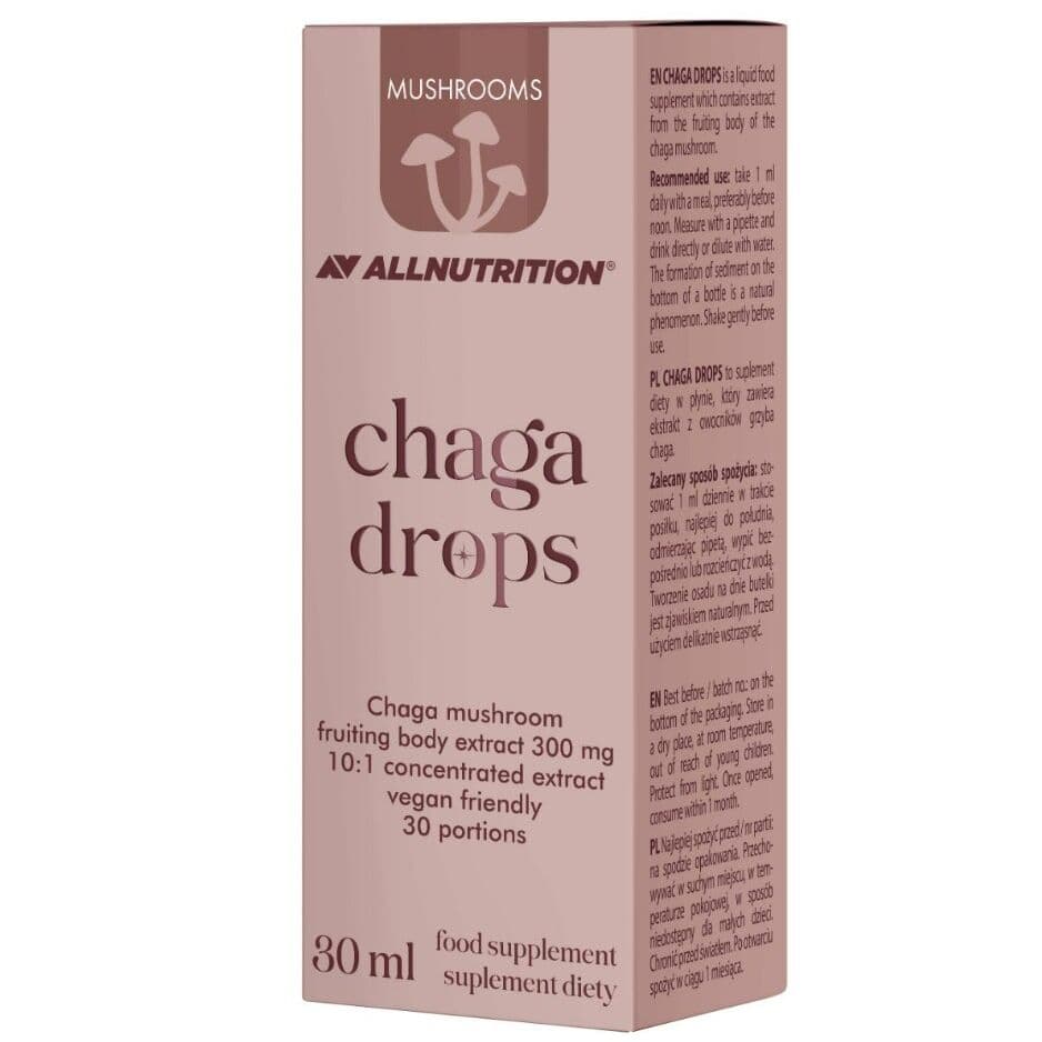 Mushrooms Chaga Drops, 300mg – 30 ml.